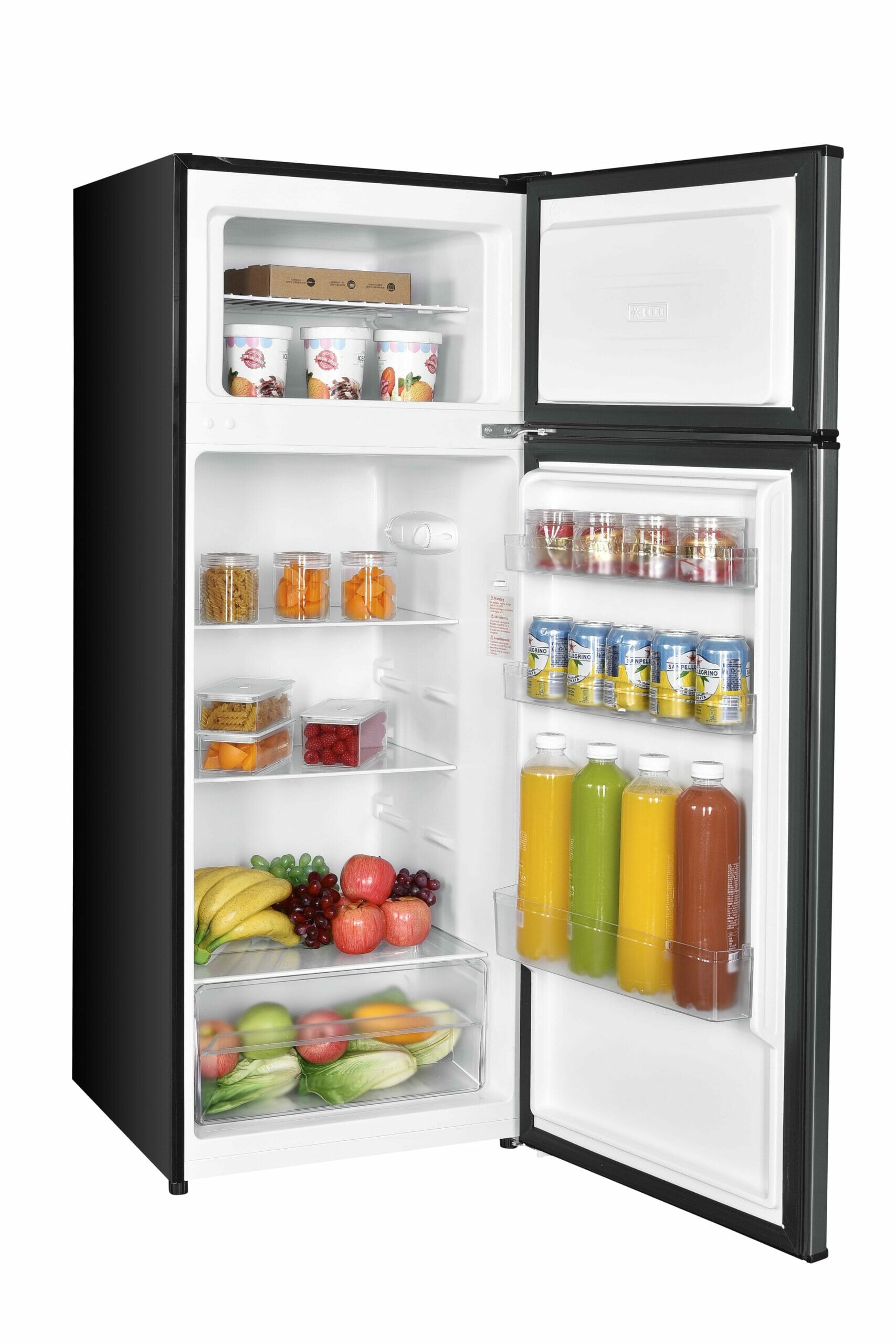 Danby 7.4 cu. ft. Apartment Size Top Mount Fridge in Stainless Steel